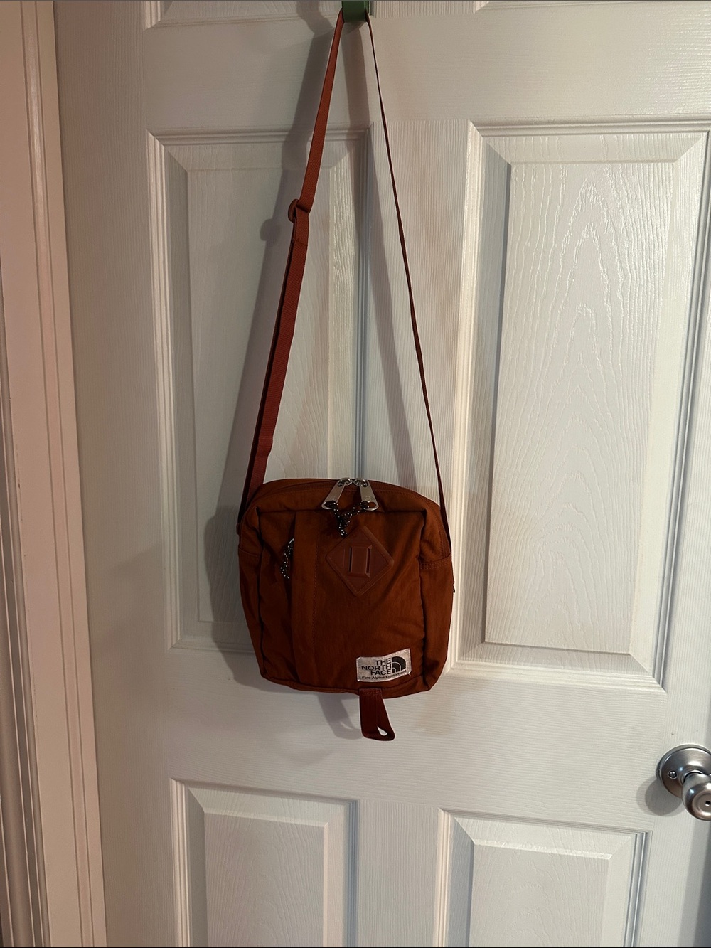 The North Face Rust Orange Messenger Crossbody Bag